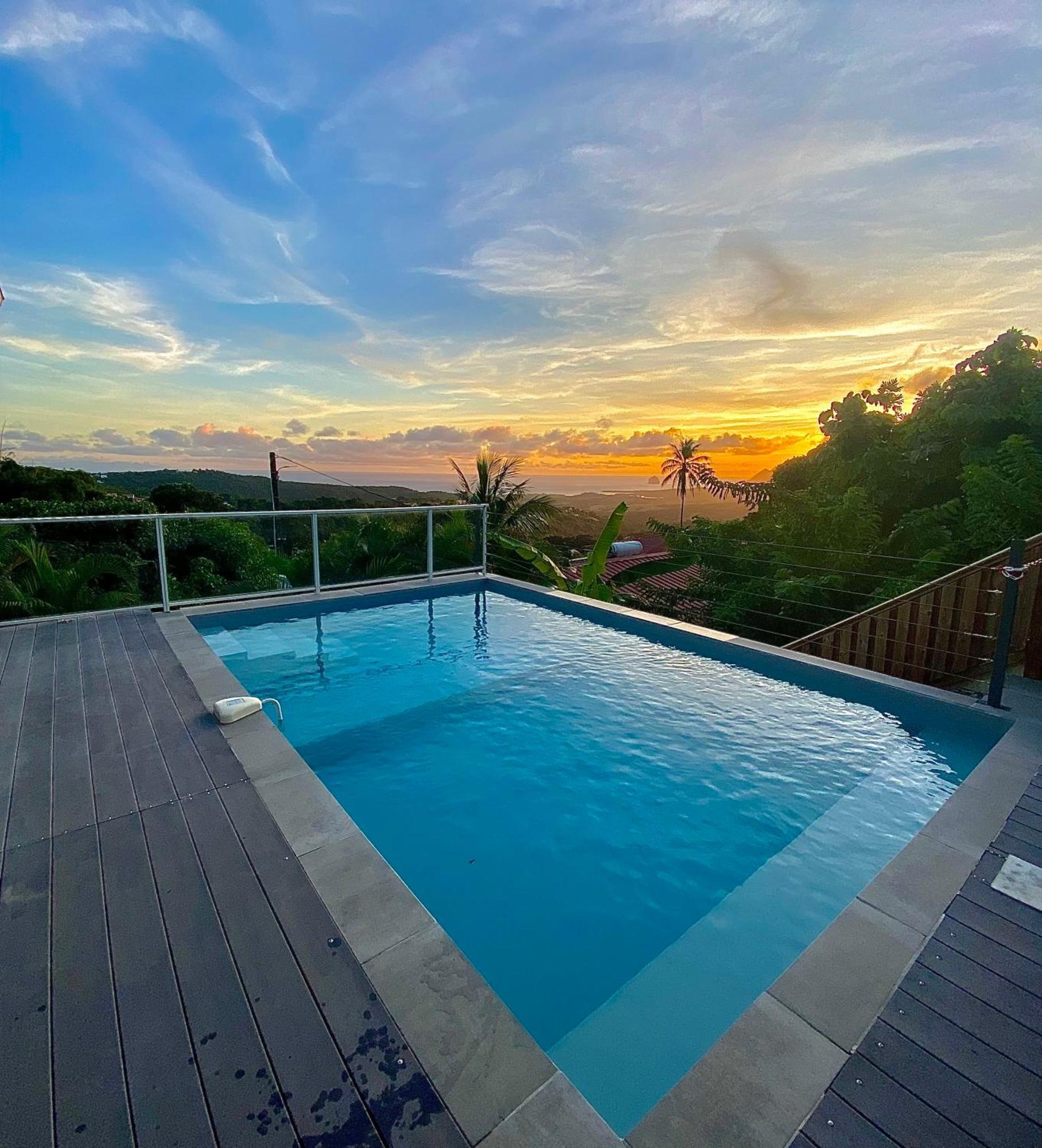 Les Villas Pameyaque 2 F2 Avec 1 Piscine Et 1 F3 Avec 1 Piscine, Superbe Vue Sur La Mer Riviere-Salee 외부 사진